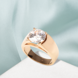 BAGUE PLAQUÉ OR VALGA