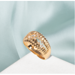 BAGUE PLAQUÉ OR BAYAMO