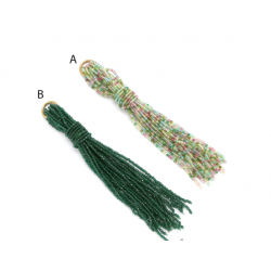 PORTE CLÉ POMPON PERLÉ
