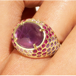 BAGUE TORTUE AMETHYSTE